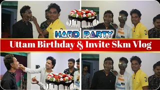 Birthday Party Celebration 🎂||  party  Enjoy Birthday😊 ||Itz  Uttam  Creation||Skm Vlog