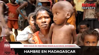 Hambre en Madagascar: Bebo agua de mar para tener algo en el estómago