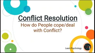 Conflict Resolution Psychology/Urdu/Hindi