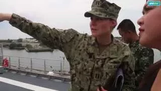 Tour the US Navy's joint high speed vessel USNS Millinocket