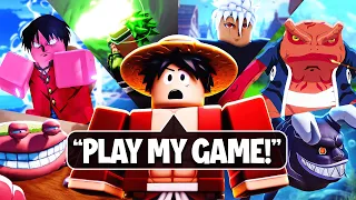 I Tried YOUR NEW Roblox Anime Games… (PART 2)