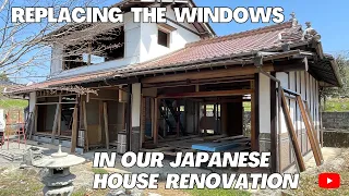 Removed Windows in Our Abandoned  House in Japan  - Akiya Purchase and Renovation in Rural Japan