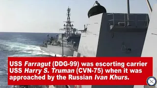 Russian Ship Makes Aggressive Move Against U.S. Ship