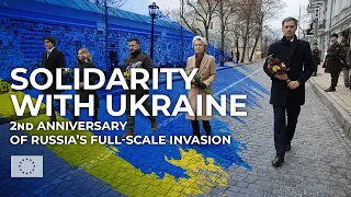 Ceremony for the 2nd anniversary of Russia’s war on Ukraine