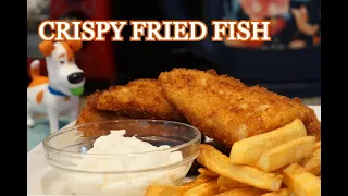 CRISPY FRIED FISH FILLET - [HOW TO COOK PAN FRIED TILAPIA FILLET USING PANKO BREAD CRUMBS]