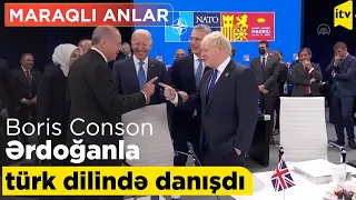 Boris Conson Ərdoğanla türk dilində danışdı - MARAQLI ANLAR