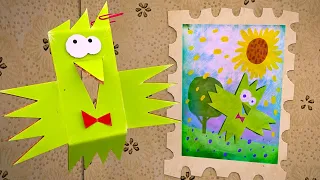 Бумажки 🌻 Весенние серии ⛺️ Мультфильм про оригами для детей
