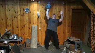 70,4 KG KETTLEBELL PALM PRESS ЖИМ ГИРИ 70,4 КГ НА ЛАДОНИ