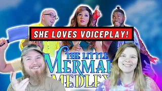 The Little Mermaid - MEDLEY (feat. Rachel Potter) REACTION!!! W/Destiny!