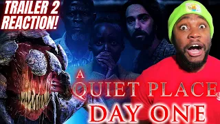 A Quiet Place: Day One Official Trailer 2 REACTION!! WHO SENT THESE CREATURES HERE??