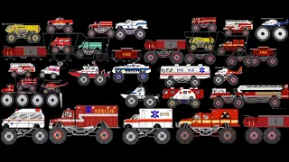 Monster emergency vehicles 2