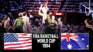 USA 🇺🇸 vs Australia 🇦🇺 - Classic Full Games | FIBA Basketball World Cup 1994