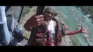 Chiranjeevi Master Plan to Blast Terrorist Aircraft | Sipayi Kannada Movie Scene | Ravichandran