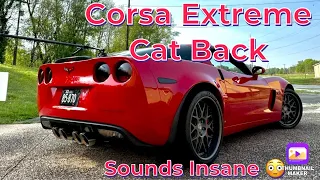 Corsa Extreme Exhaust On My Heads/Cam C6 ZO6 (SOUNDS INSANE)
