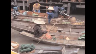 Thailand 1970s: The river archive footage