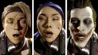 MORTAL KOMBAT 11 All Kombatants Reactions To RoboCop Arresting Them MK11 Aftermath