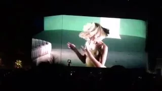 SIA performs Chandelier at COACHELLA 2016.