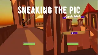 Sneaking the pic -Rec Room