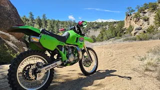 1989 KDX200 2.0 | Flowy Desert Ride Part 2