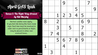 Monthly Sudoku - April 2024 Bonus 5