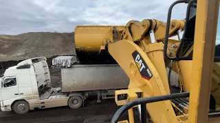 Caterpillar 992C Wheel Loader Loading Coal On Trucks - S.G.M Melidis