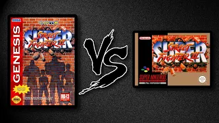 Super Street Fighter II - Sega Genesis vs Super Nintendo ᴴᴰ Comparison