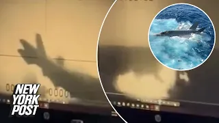 Leaked video shows Navy fighter jet crashing on carrier USS Carl Vinson | New York Post