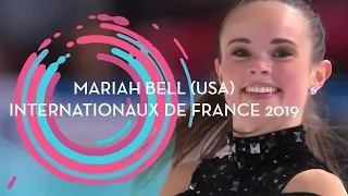 Mariah Bell (USA) | Ladies Short Program | Internationaux de France 2019 | #GPFigure