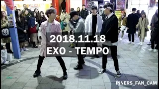 [innerS _ 이너스] 181118 홍대공연 1차 마지막곡 / EXO 엑소 - 템포 TEMPO