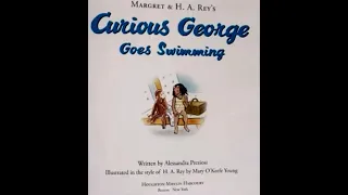 Curious George Goes Swimming by Margret & H.A. Rey, read aloud storyline