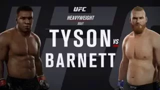 UFC 2: online ranked match - Mike Tyson vs Josh Barnett (me)