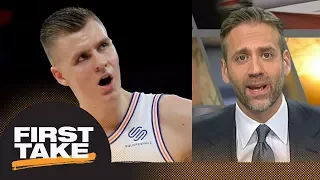 Max says Kristaps Porzingis will never win NBA championship with Knicks | First Take | ESPN