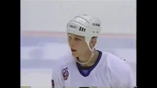 Darius Kasparaitis hits Jaromir Jagr and injuries him in game 6 (1993)