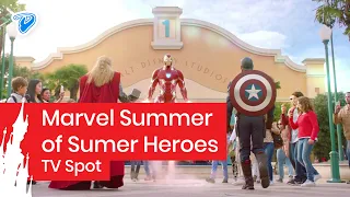 Marvel Summer of Super Heroes at Disneyland Paris - TV Ad Iron Man, Thor, Spider-Man
