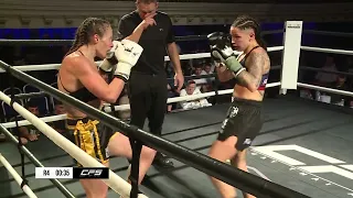 Sam McCharg Vs Iony Fairtex - WBC Muay Thai Female European Title fight at 57kg- CFS - 11/09/2022