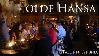 MEDIEVAL DINNER: Olde Hansa Tallinn, Estonia