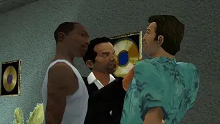 CJ and toni cipriani expose tommy vercetti In GTA SA