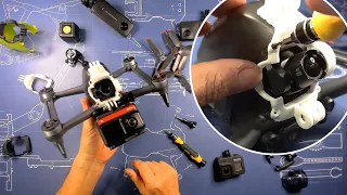 How to fix our LED & camera mount to DJi FPV drone ...