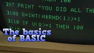 The basics of BASIC, the programming language of the 1980s.