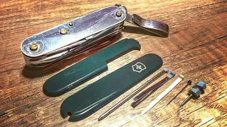 Замена накладок на victorinox без особых приспособ