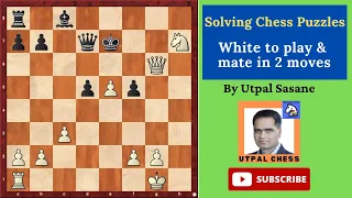 White to play & mate in 2 moves for Beginners (Puzzle #340)