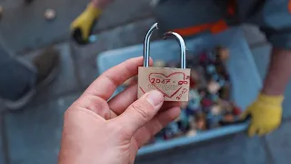 REMOVING LOVE LOCKS FROM BRIDGES & STATUES (Honest Guide)