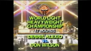 3/29/1984 WKA Don The Dragon Wilson VS Dennis Alexio - Kickboxing Championship Match