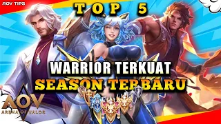 AOV Best Warrior 2023 - Top 5 Heroes AOV - Arena of Valor | Liên Quân mobile | 傳說對決 | 펜타스톰 | RoV