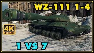 World of Tanks | WZ-111 model 1-4 - 10 Kills - 8,8K Damage - 1 VS 7 Gameplay