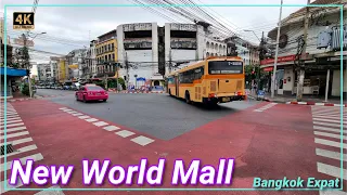 Khao San Road Area - New World Mall update 🇹🇭 Thailand 4K