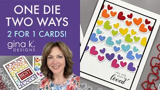 One Die- Two Ways! 2 for 1 Cards