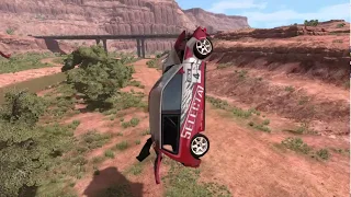 Death Fall From The Edge - BeamNG Drive Crashes #4