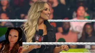 WWE Raw Bayley Interrupts Trish Stratus!! with IO & Dakota