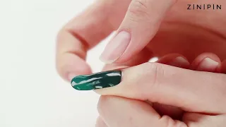 How to apply semi-cured gel nail strip?